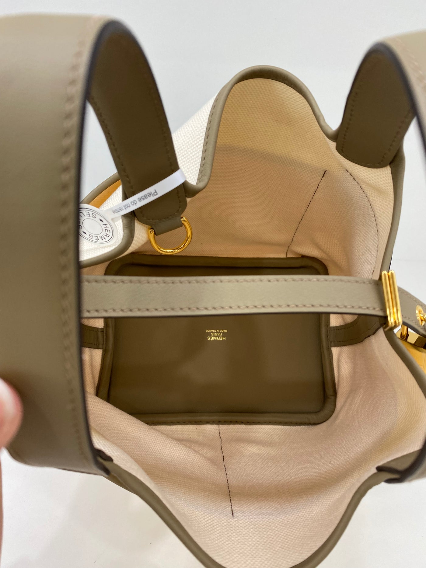 Hermes Picotin 18 Cargo Ecru/ Beige Marfa GHW