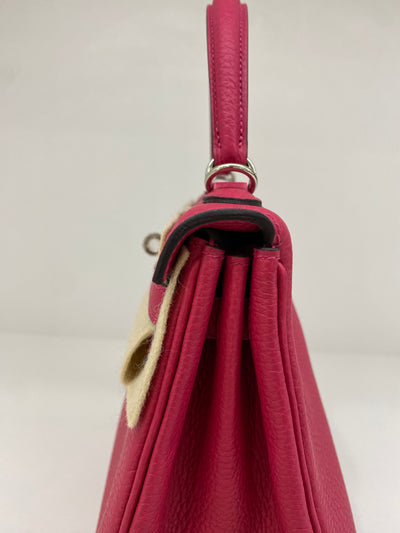 Hermes Kelly 25 Framboise PHW