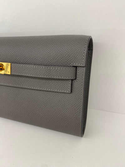 Hermès Kelly To Go Epsom Gris Meyer GHW