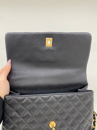 Chanel Coco Handle Black Caviar GHW