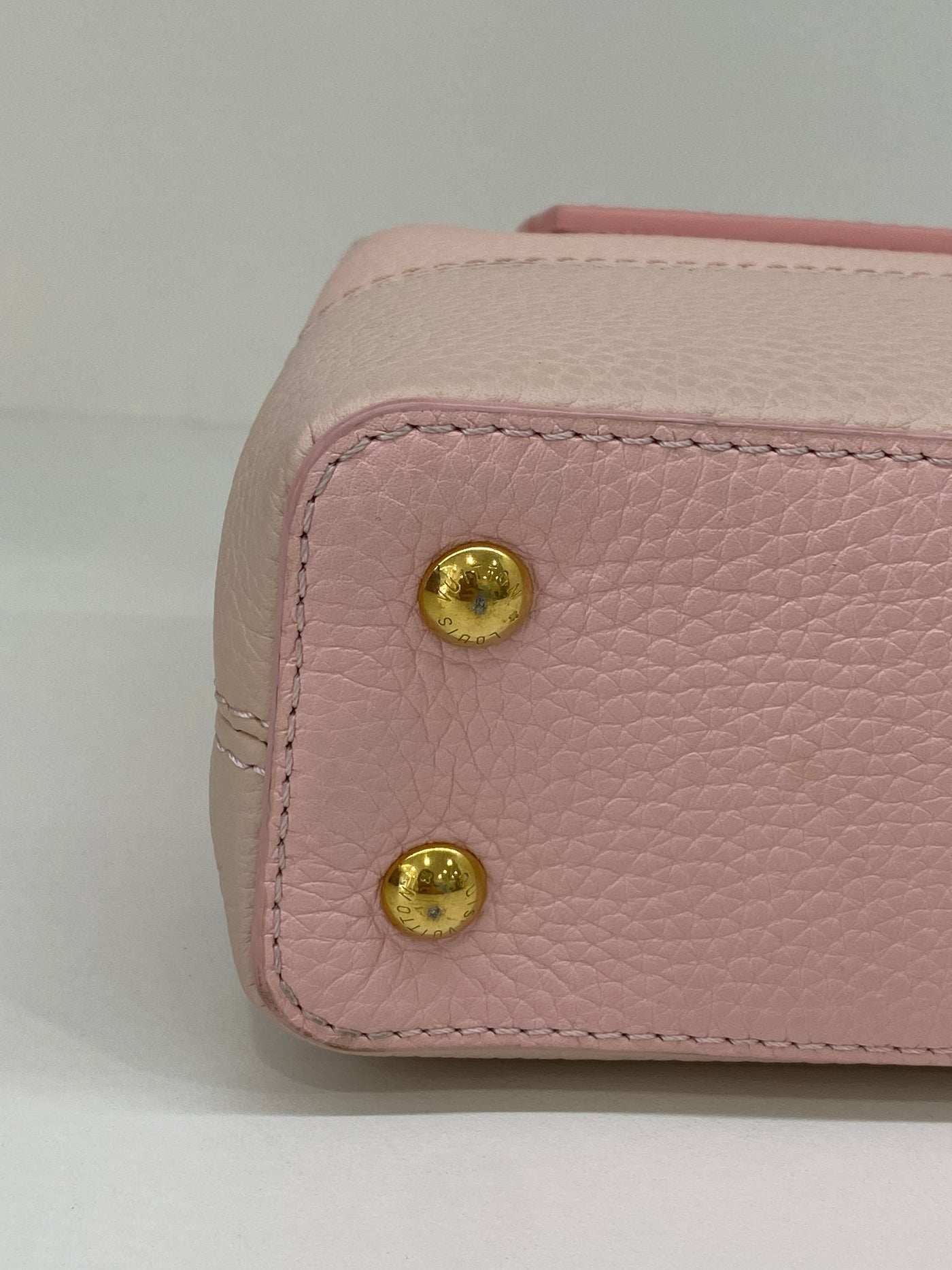 Louis Vuitton Mini Capucine BB Pink Patches