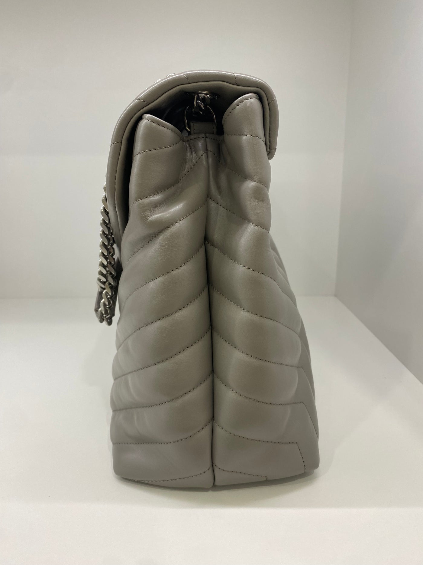 Saint Laurent LouLou Grey Large