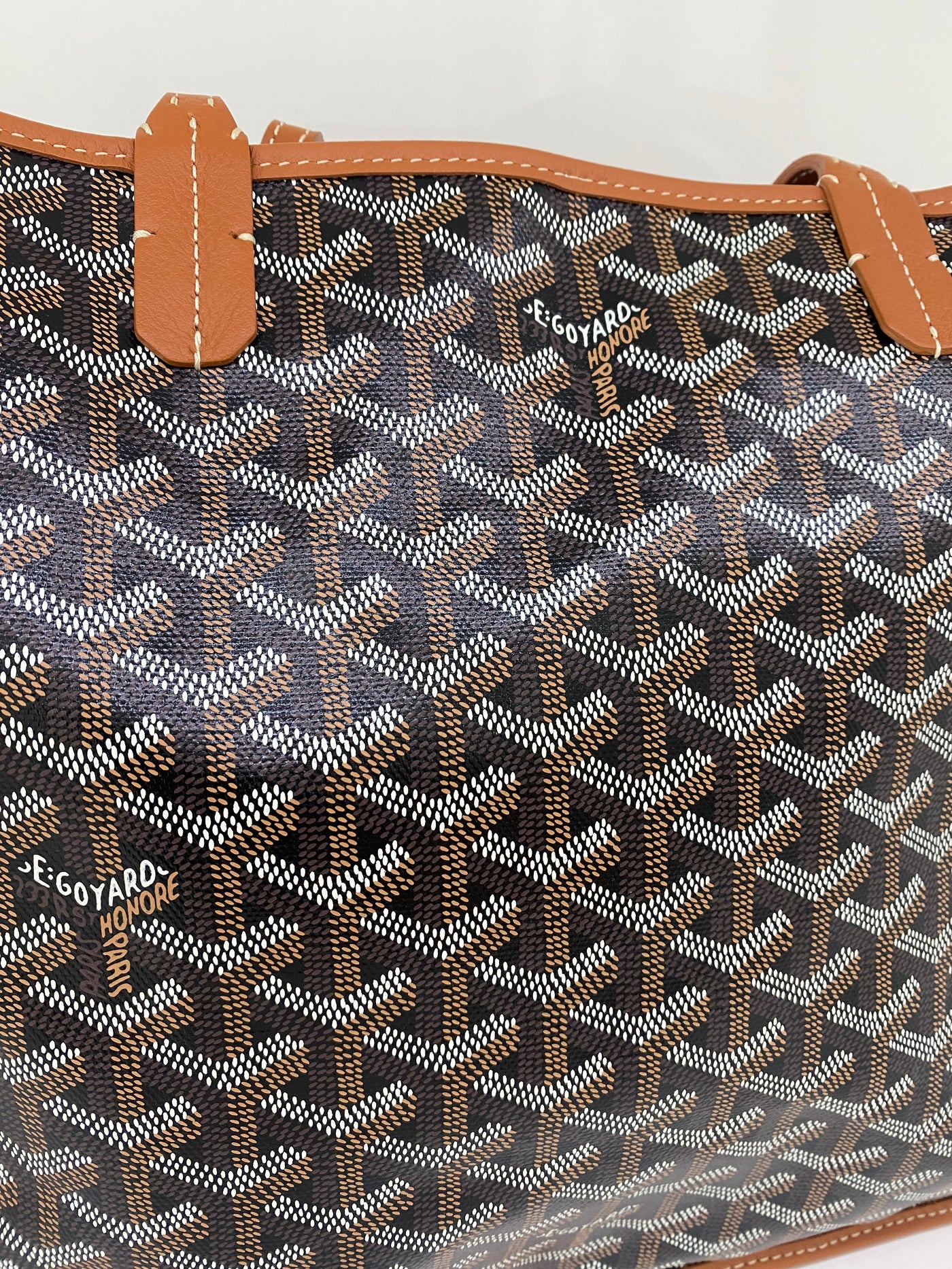 Goyard Anjou PM Black and Tan