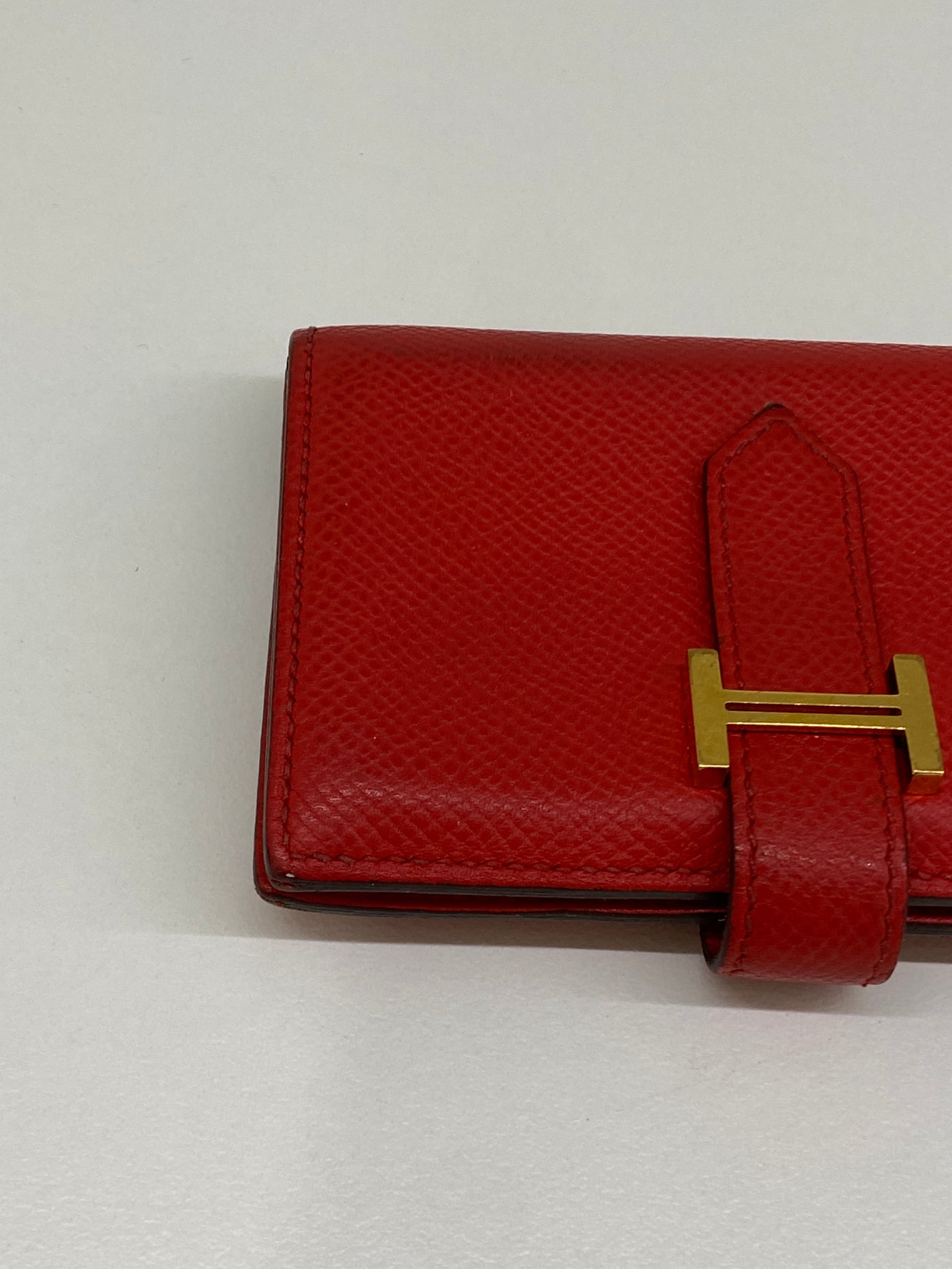 Hermes Red Wallet GHW