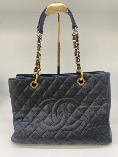 Chanel GST Tote Black Caviar GHW