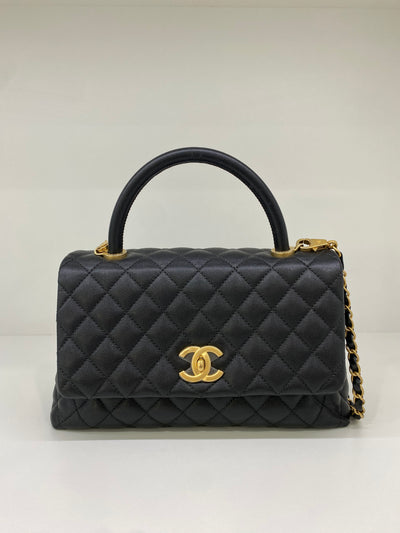 Chanel Coco Handle Black Caviar GHW