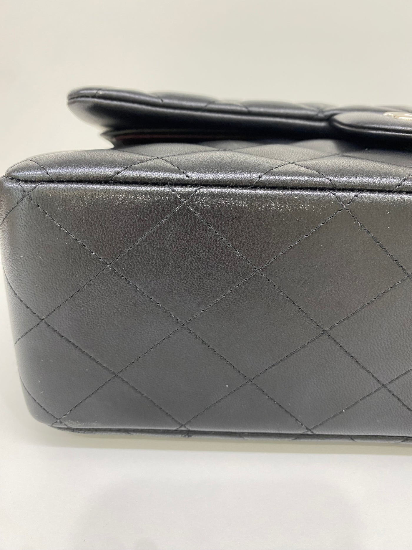 Chanel Classic Flap Jumbo Black Lambskin SHW