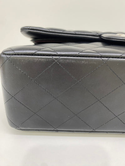 Chanel Classic Flap Jumbo Black Lambskin SHW