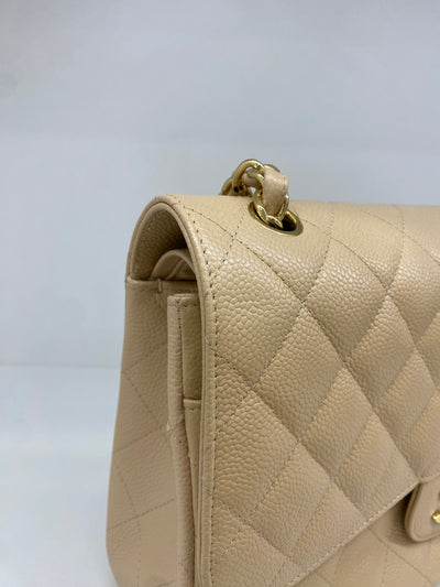 Chanel Classic Flap Jumbo Beige GHW