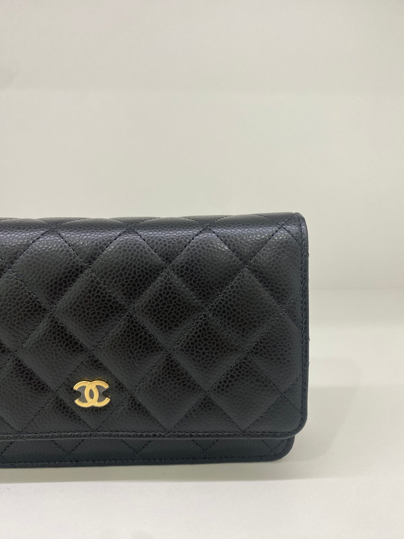 Chanel WOC Black GHW