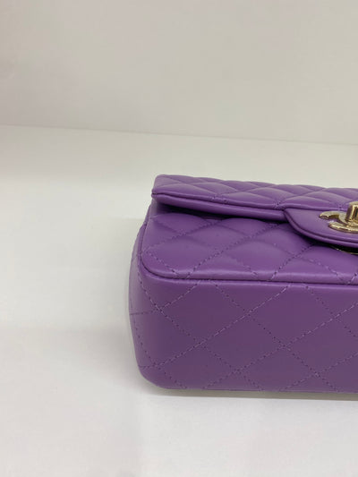Chanel Classic Flap Mini Purple