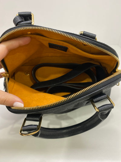 Louis Vuitton Alma Black Empriente Leather GHW