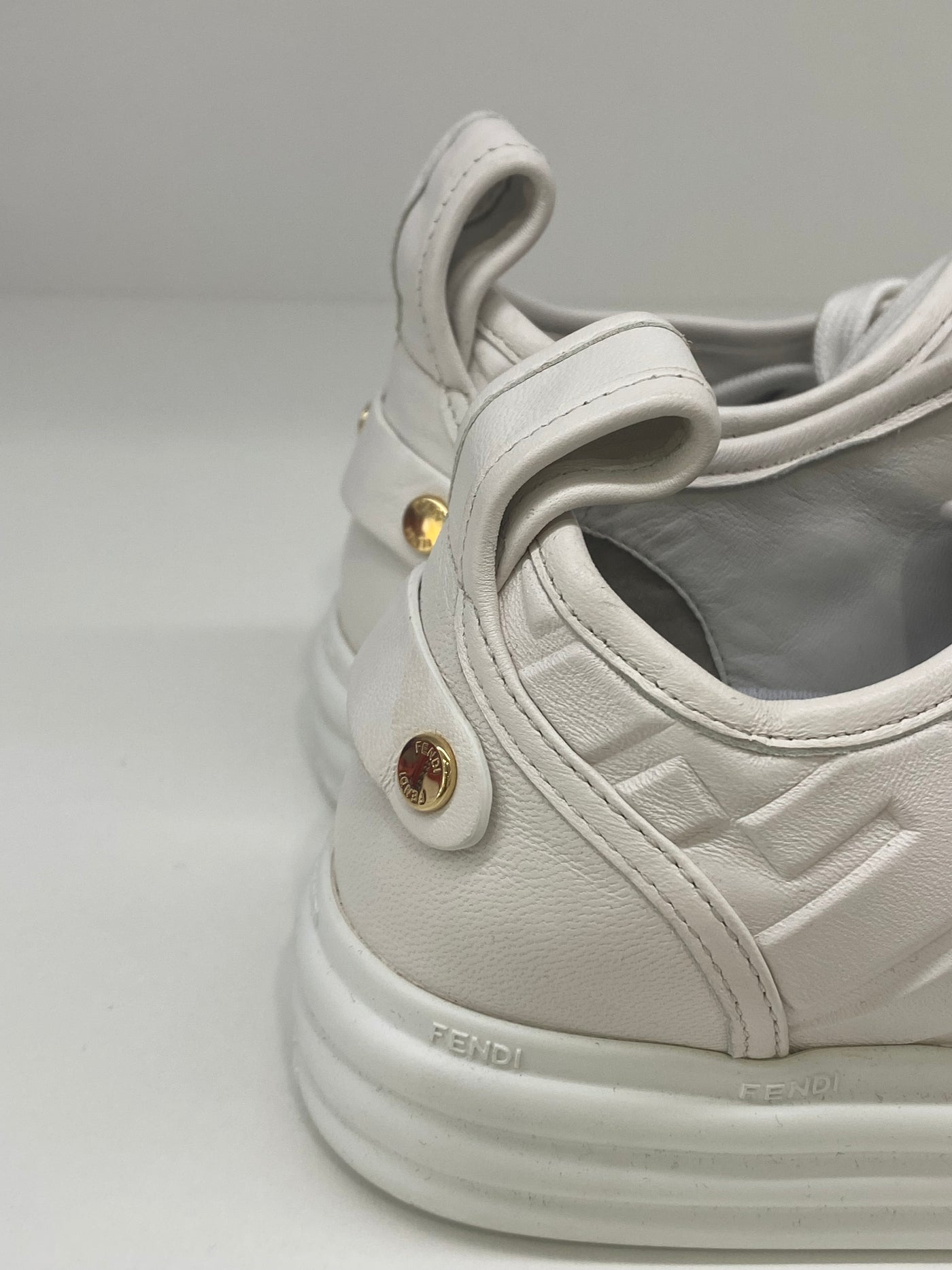 Fendi White Sneakers Size 37