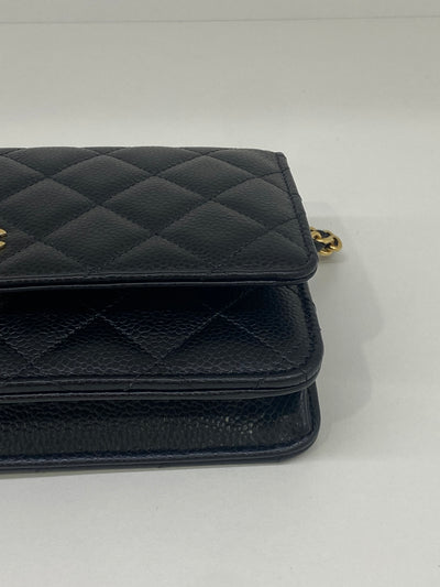 Chanel WOC Black GHW