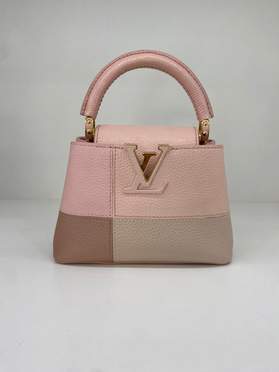 Louis Vuitton Mini Capucine BB Pink Patches