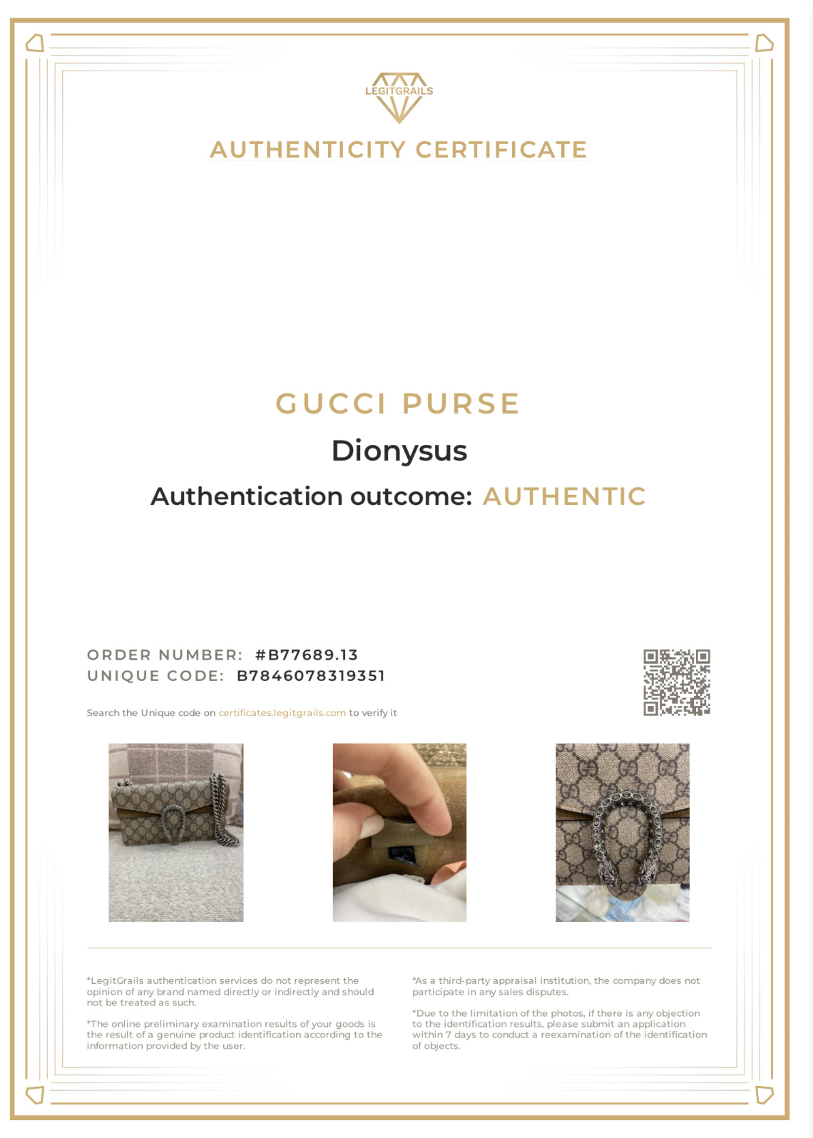 Gucci Dionysus Medium Shoulder Bag