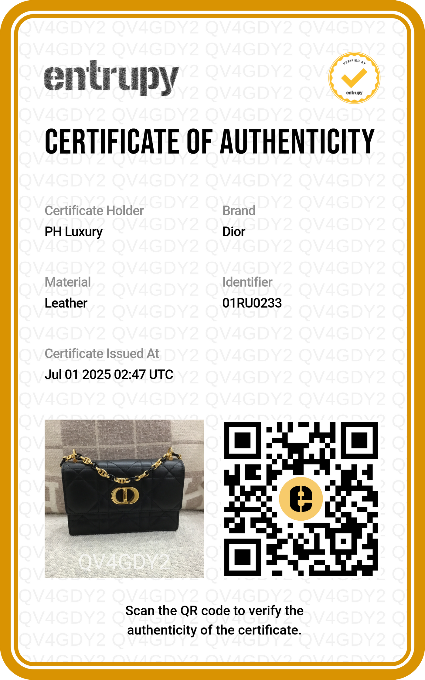 Dior Miss Caro Mini Bag Black GHW