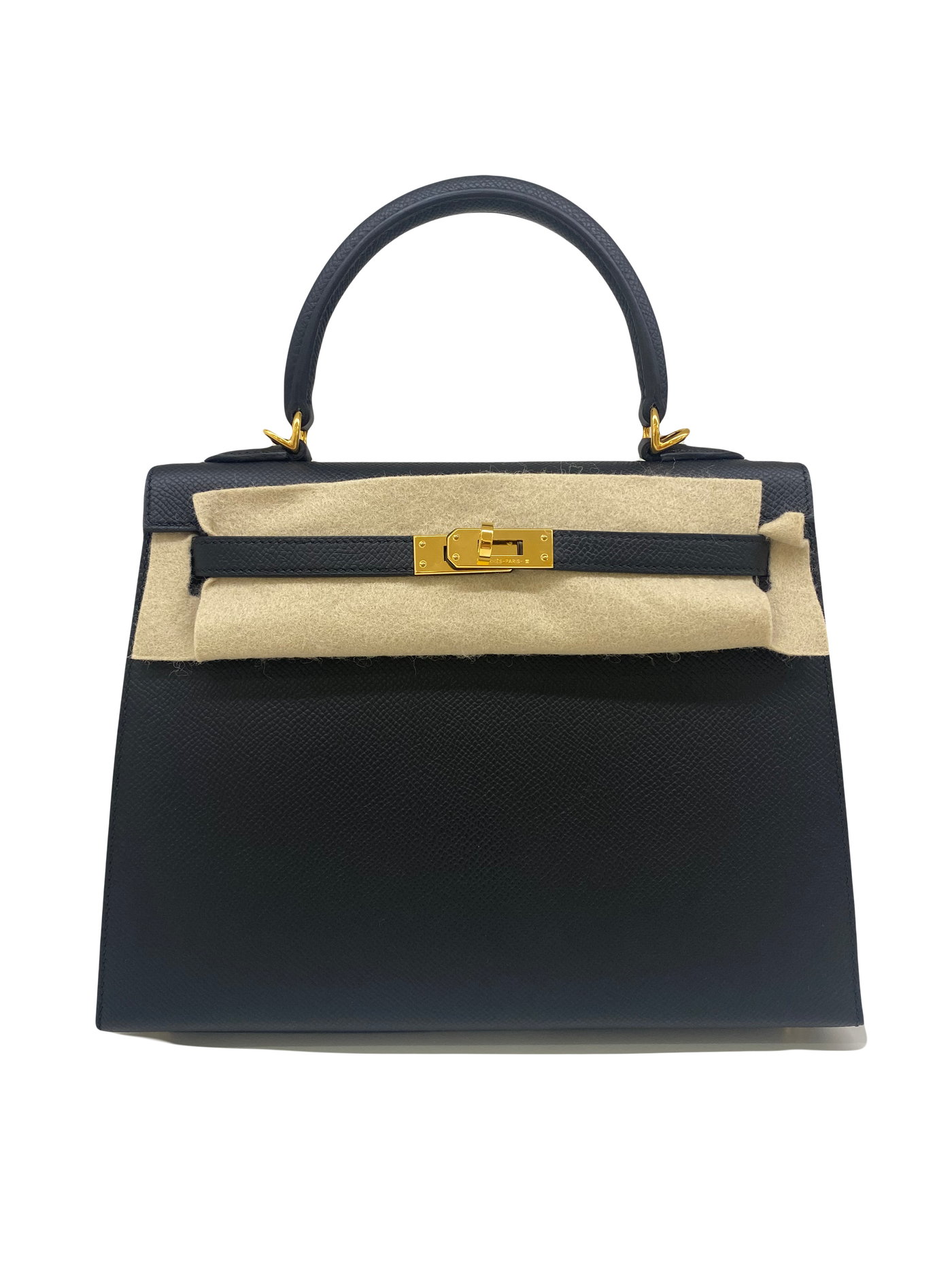 Hermes Kelly 25 - Black GHW (U Stamp)