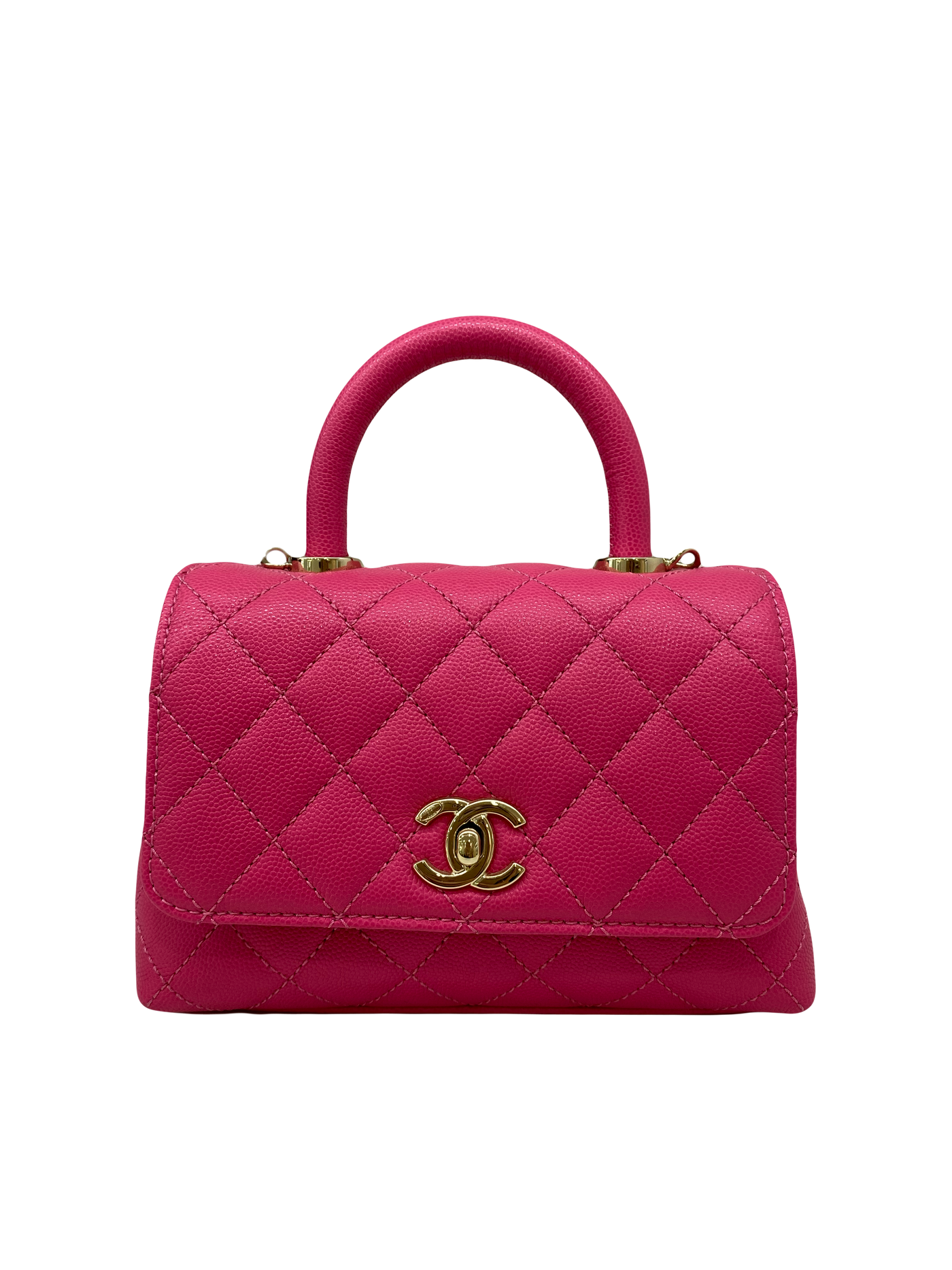 Chanel Mini Coco Handle Pink GHW