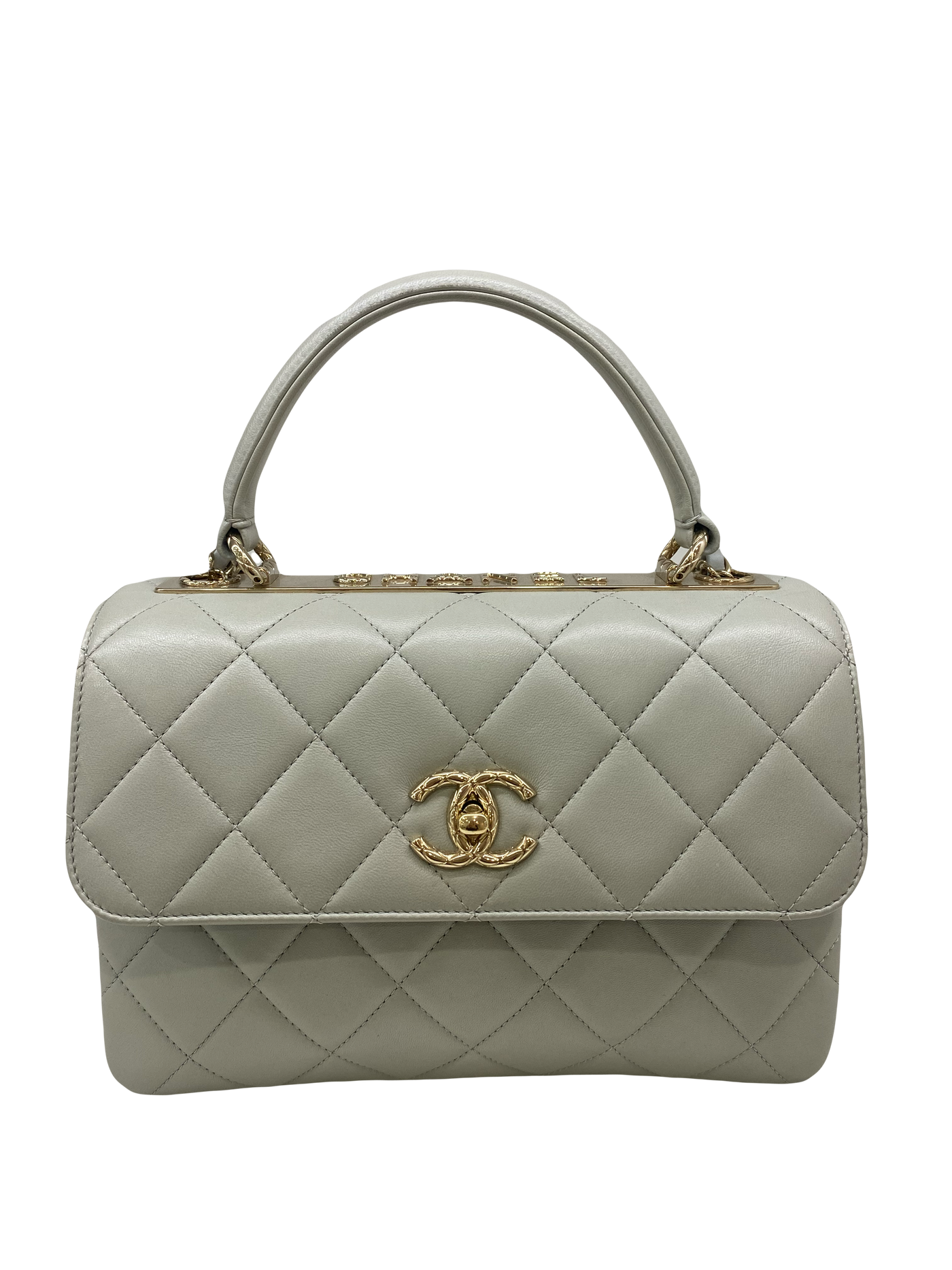 Chanel Trendy Grey with Chain Detail CGHW