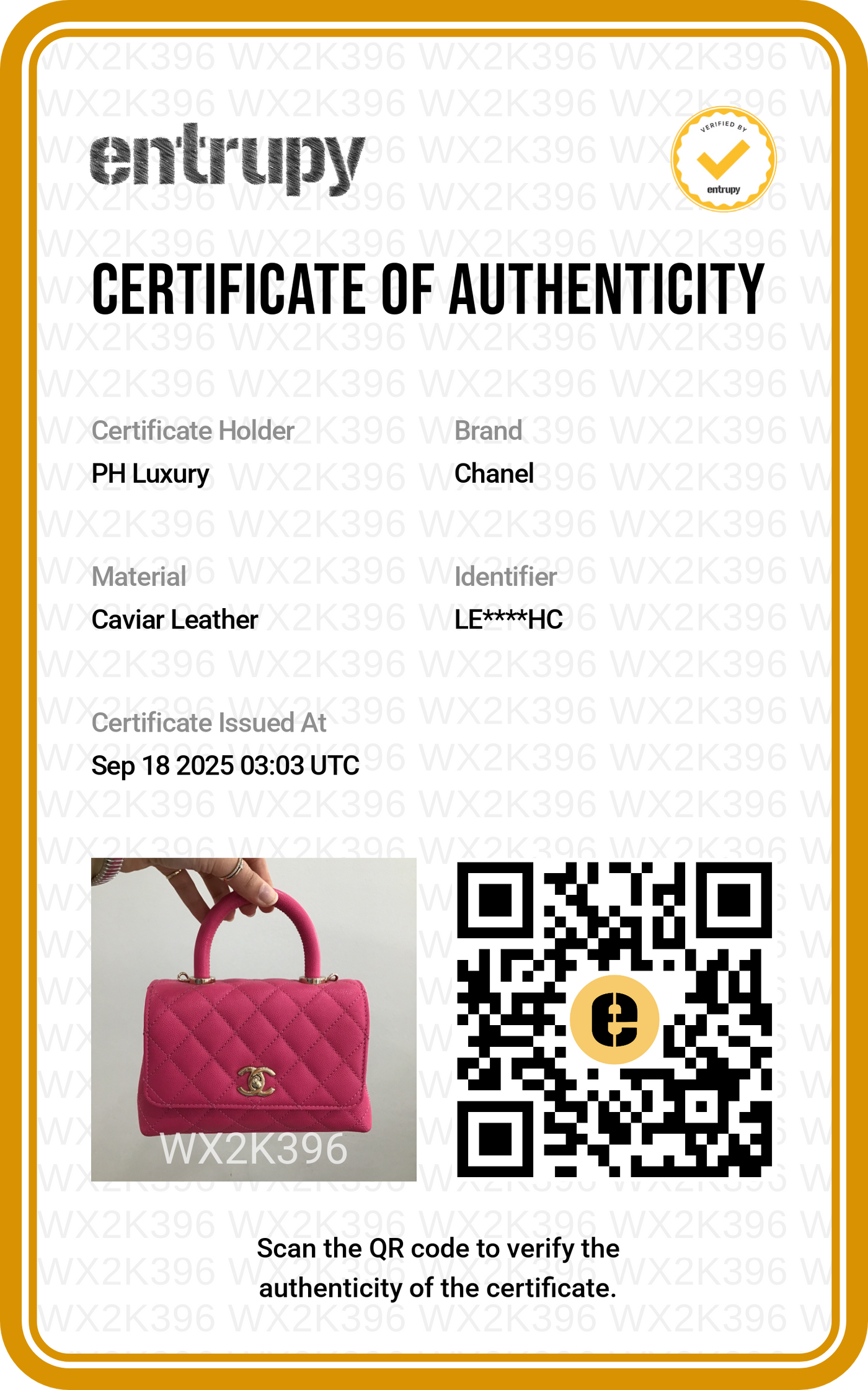 Chanel Mini Coco Handle Pink GHW