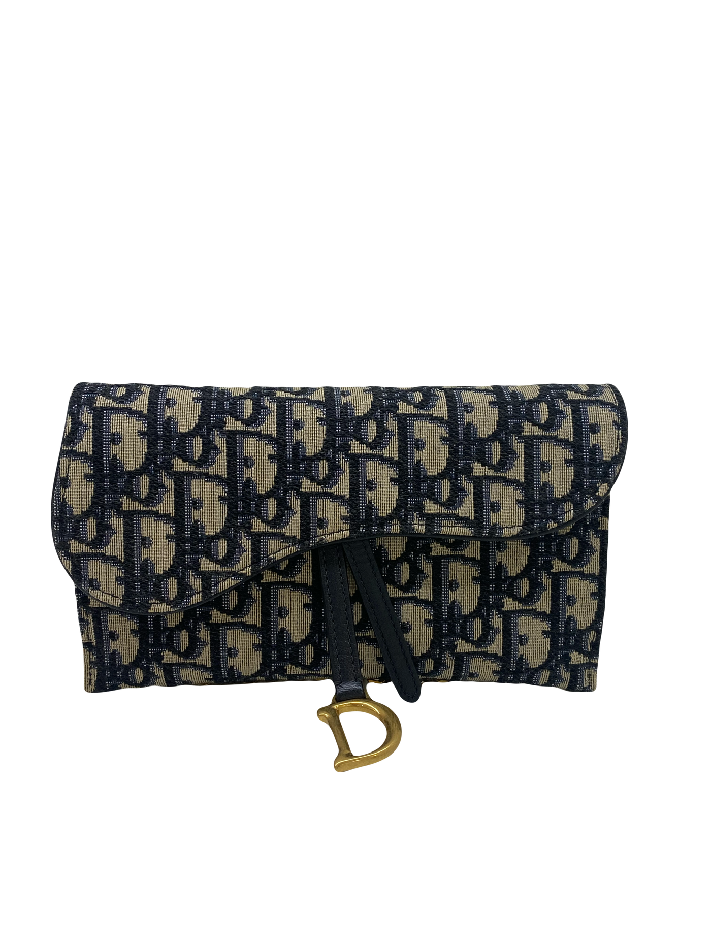 Christian Dior Small Saddle Pouch with Chain