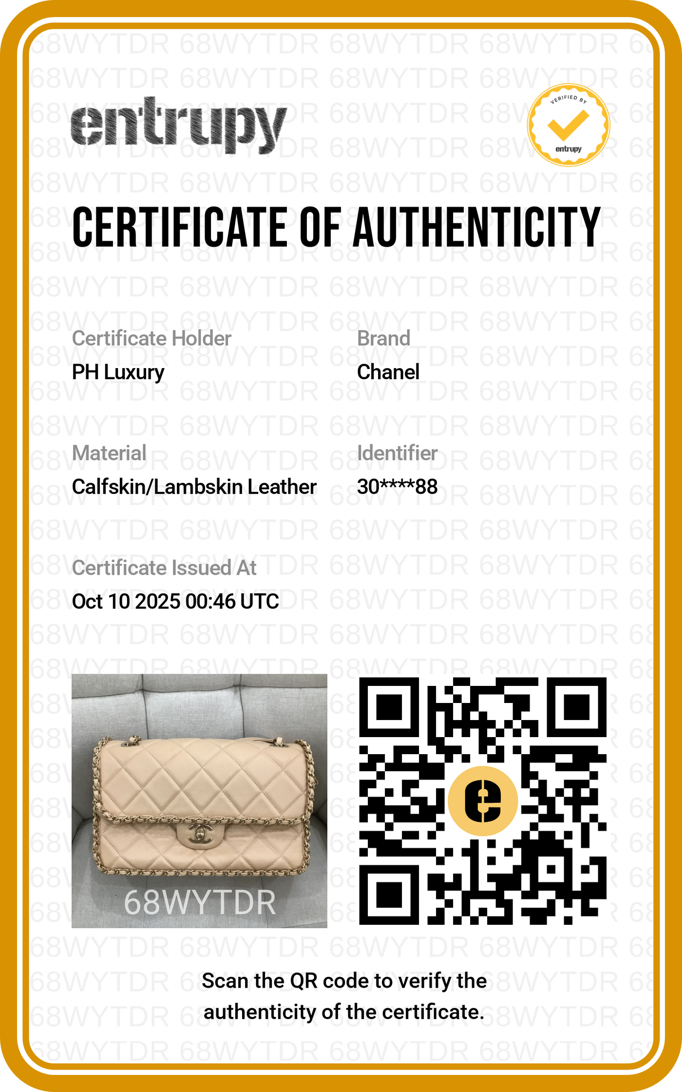 Chanel Flapbag Large Beige with Chain Detail GHW