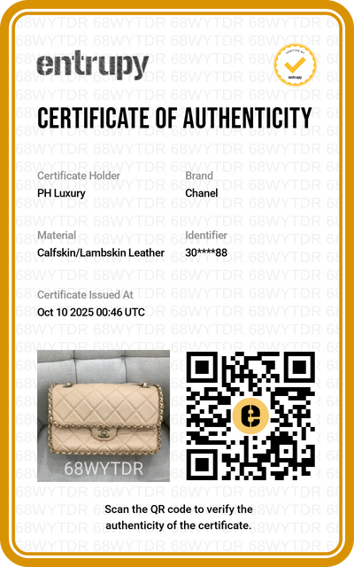 Chanel Flapbag Large Beige with Chain Detail GHW