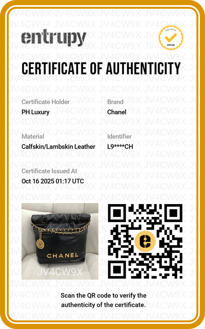 Chanel 22 Mini Black GHW
