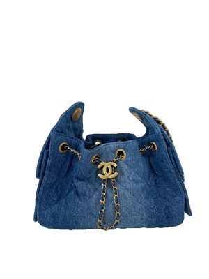 Chanel 25 mini Blue Denim