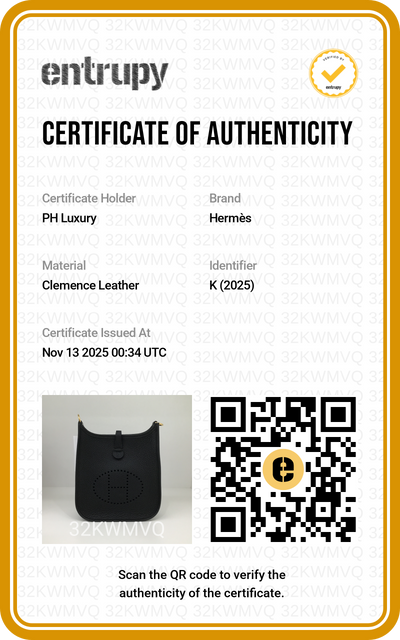 Hermès Mini Evelyne Noir GHW
