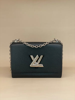 Louis Vuitton Twist MM Black SHW