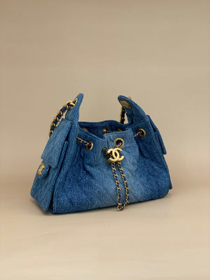 Chanel 25 mini Blue Denim