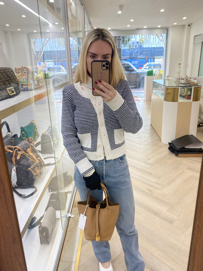 Hermes Picotin 18 Touch Biscuit GHW