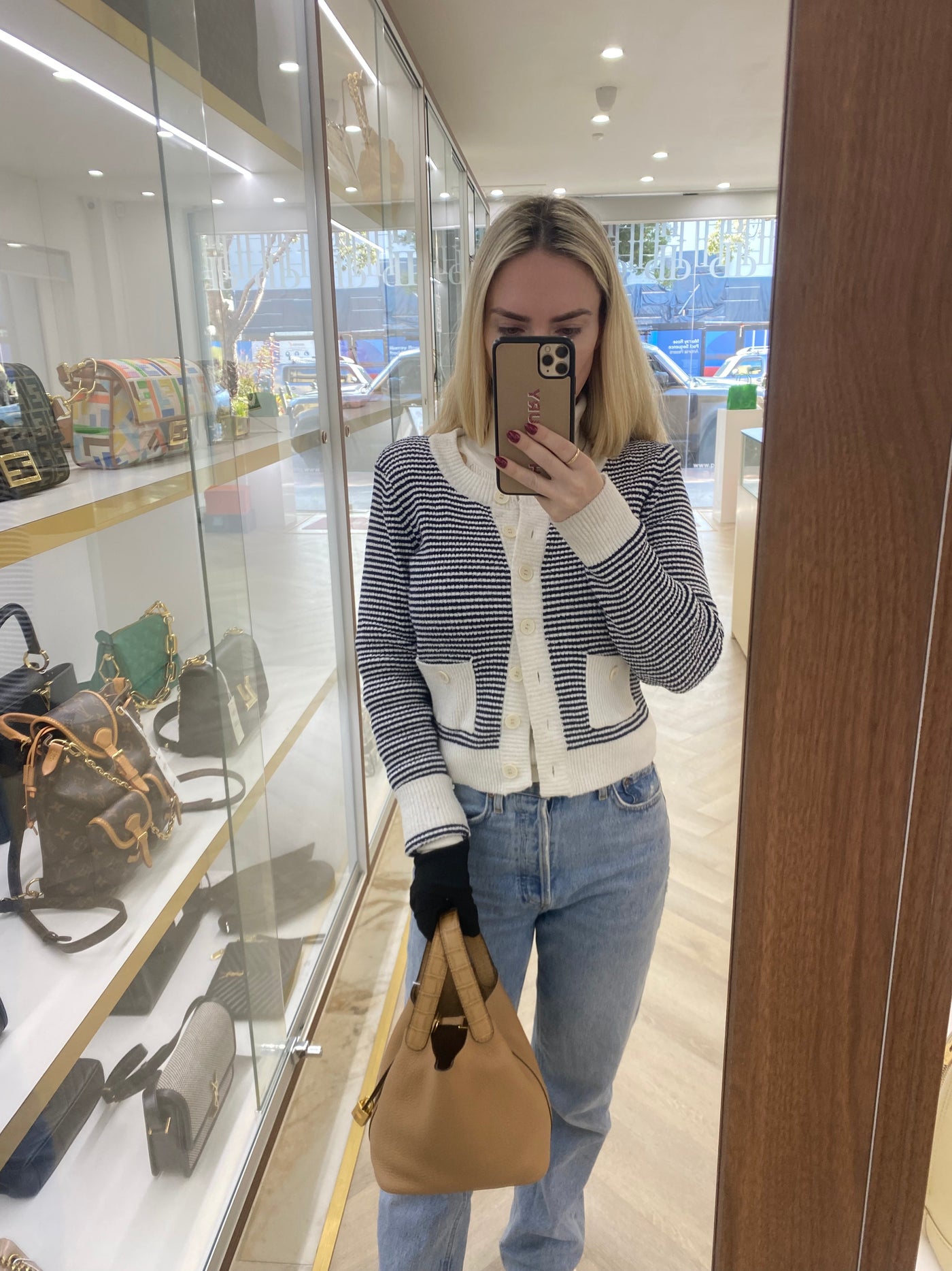 Hermes Picotin 18 Touch Biscuit GHW