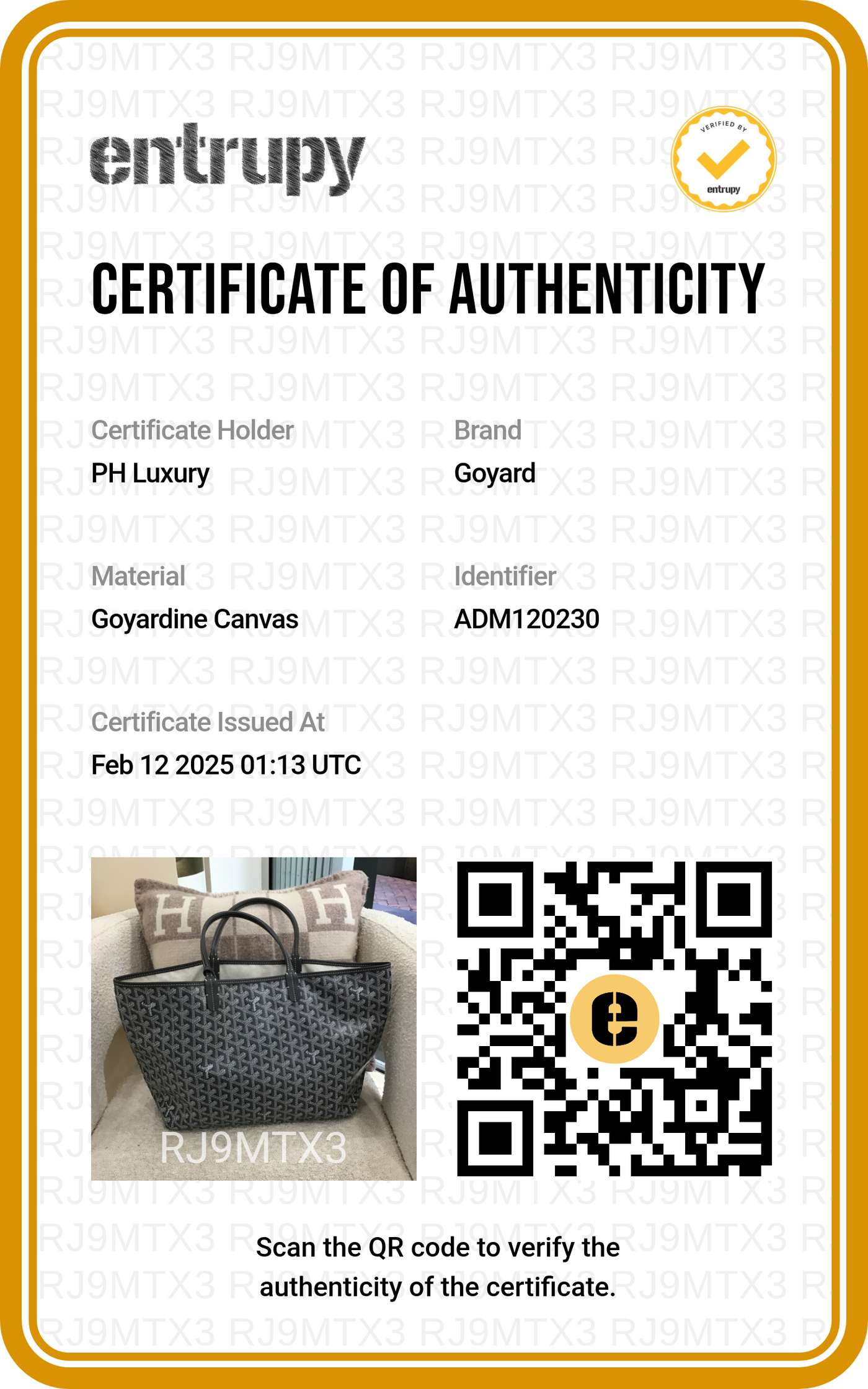 Goyard St Louis Tote PM Grey