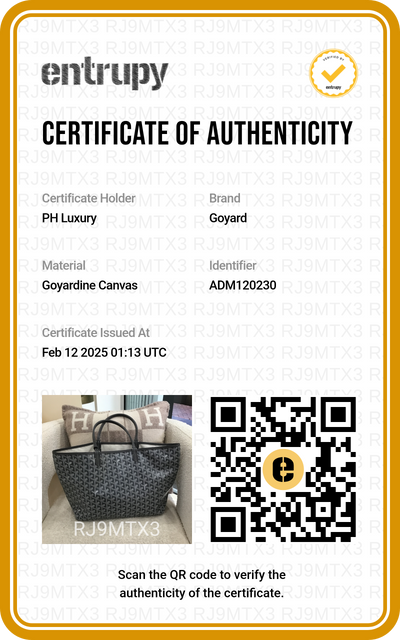 Goyard St Louis Tote PM Grey