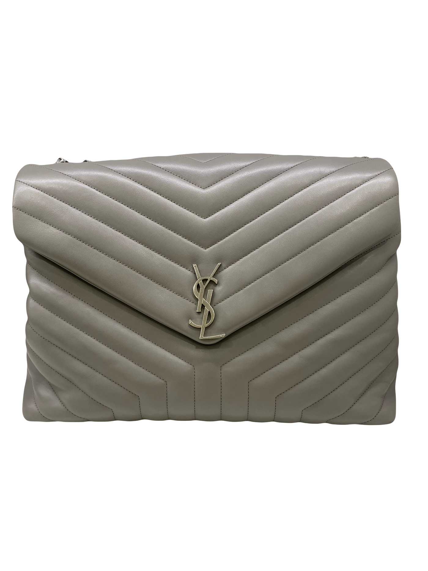 Saint Laurent LouLou Grey Large
