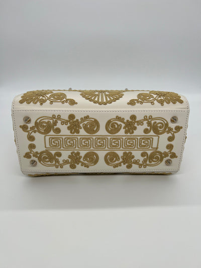 Dior Lady Dior - Medium - Latte Leather with Embroidery