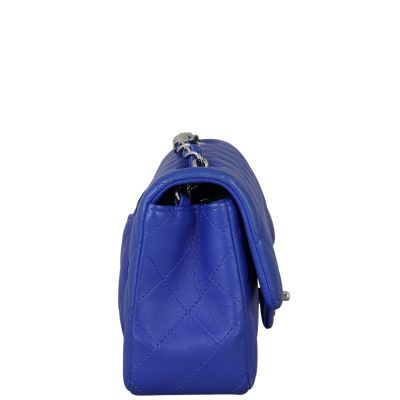 Chanel Classic Flap Rectangle Mini - Blue SHW (OE)