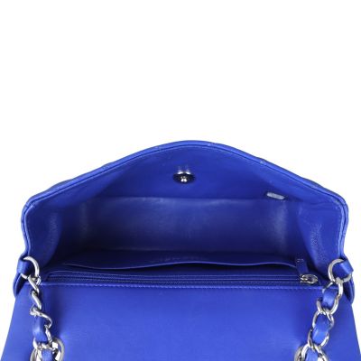 Chanel Classic Flap Rectangle Mini - Blue SHW (OE)