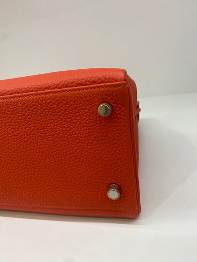 Hermes Kelly 32 Togo - Capucine PHW