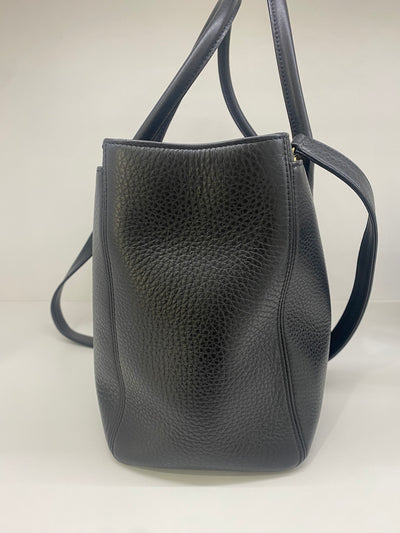 Chanel Executive Cerf Tote XL Black GHW