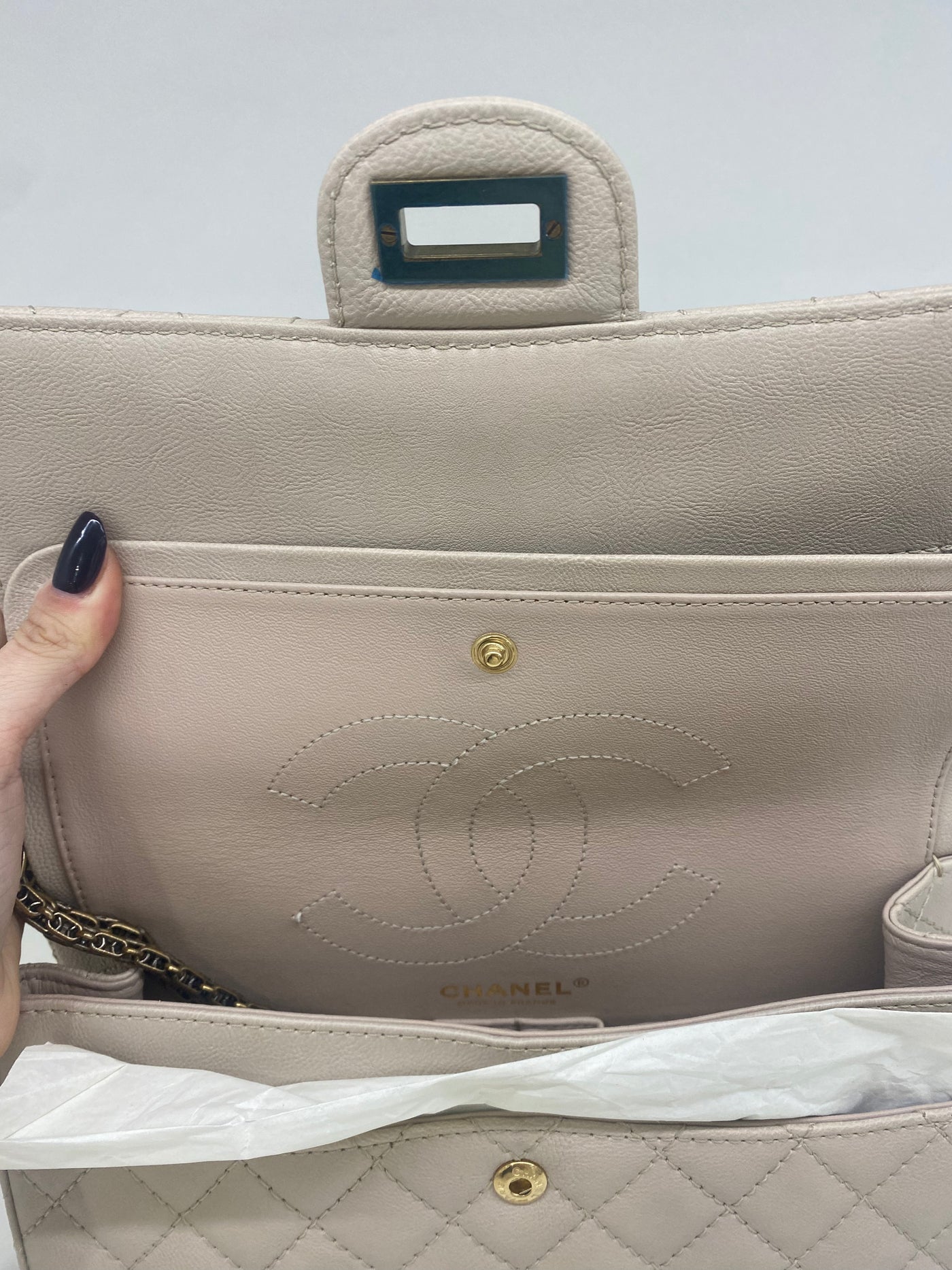 Chanel reissue 2.55 Beige 23 series