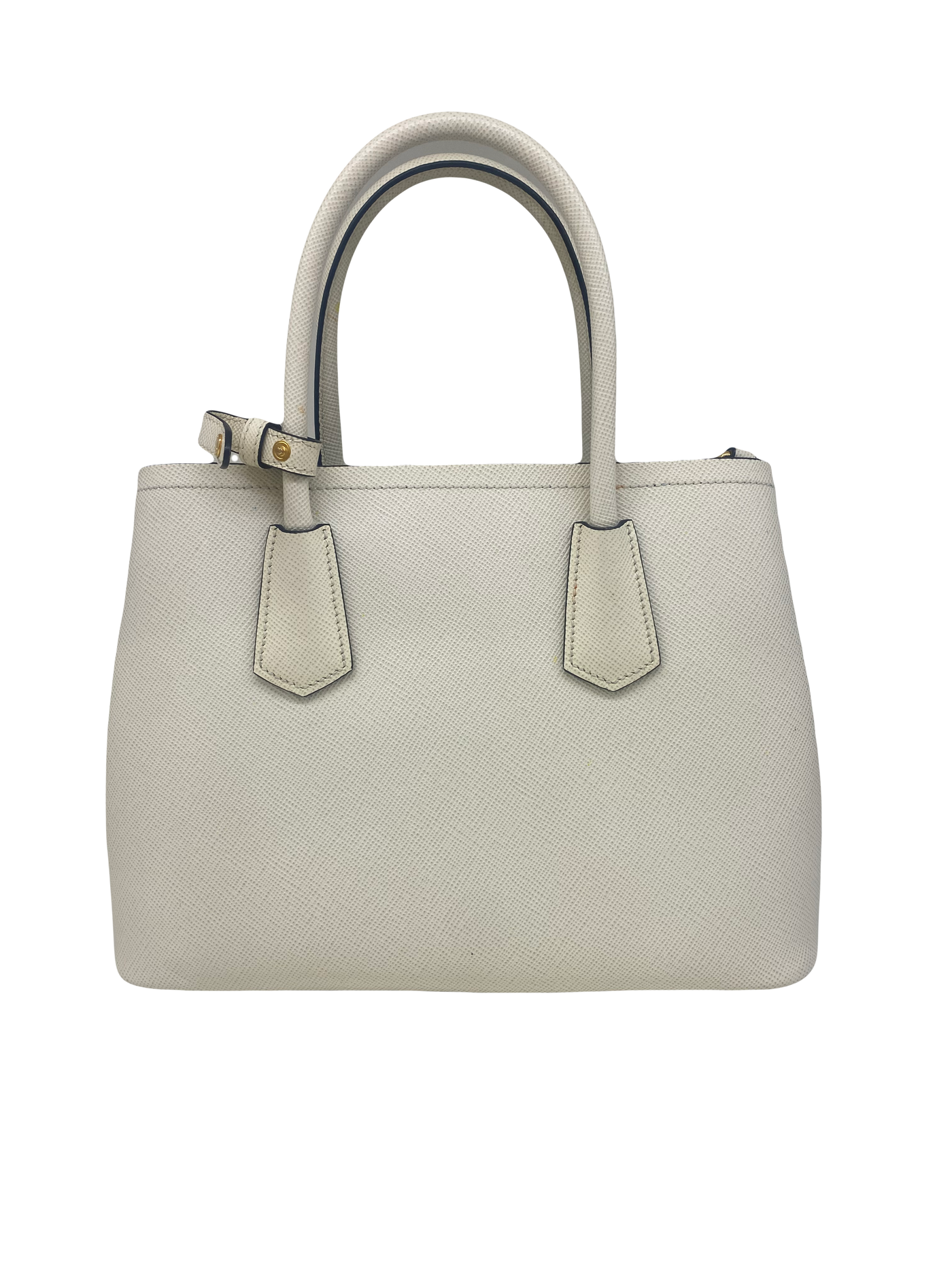 Prada Saffiano Tote Cream GHW