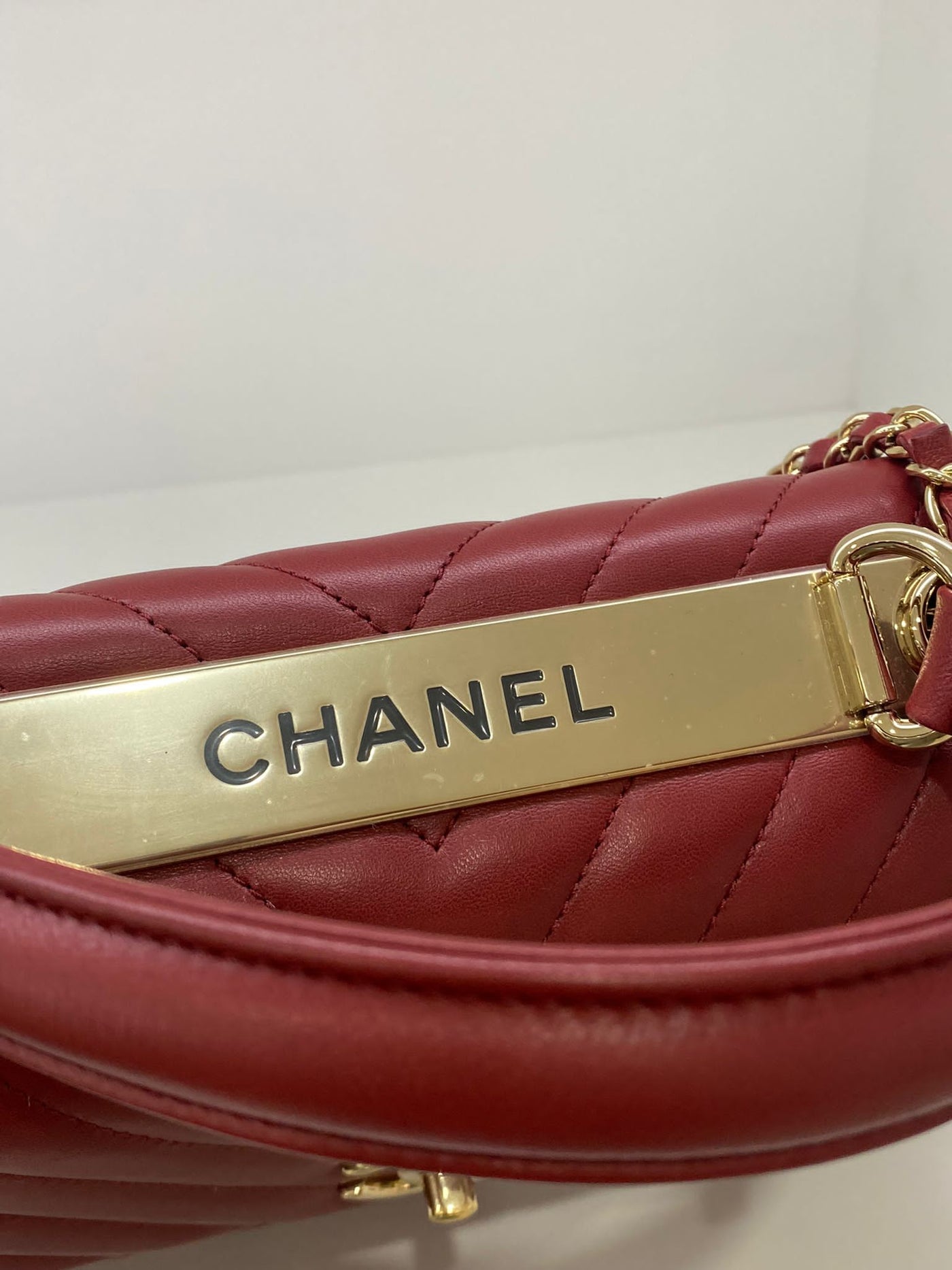 Chanel Trendy Burgundy CGHW