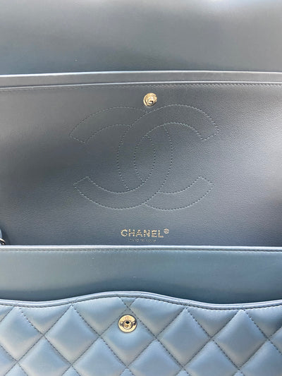 Chanel Jumbo Large Blue SHW