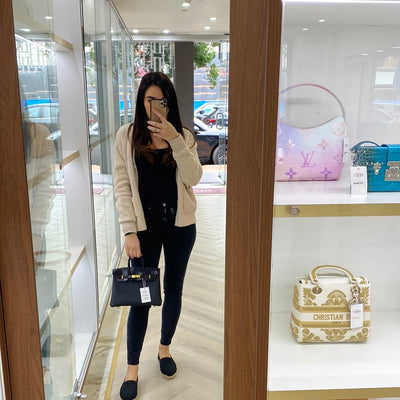 Hermes Birkin 25 Noir GHW Touch