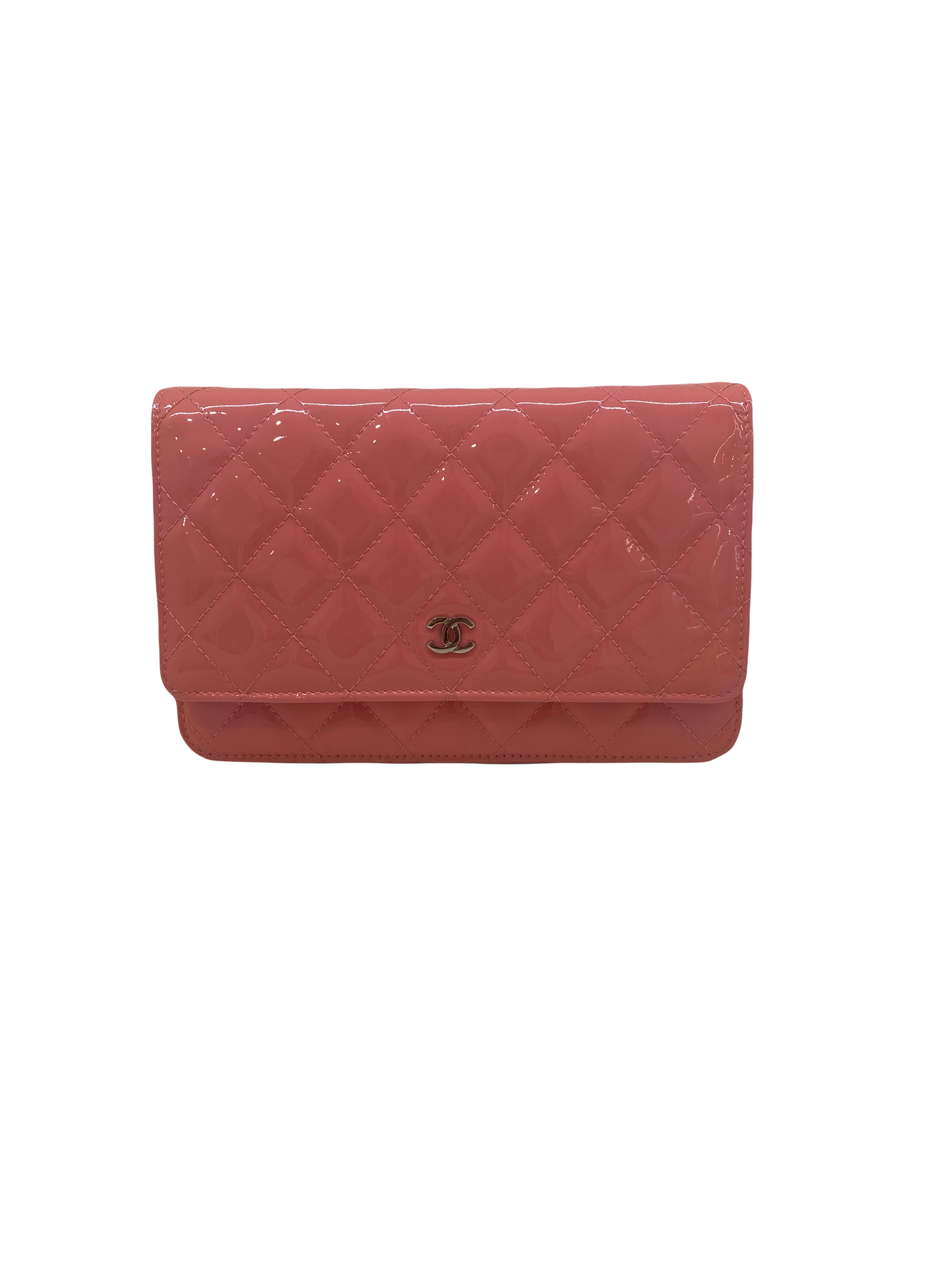 Chanel Pink WOC Patent Leather