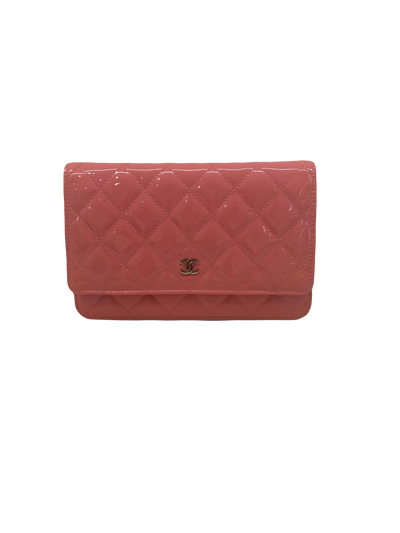 Chanel Pink WOC Patent Leather